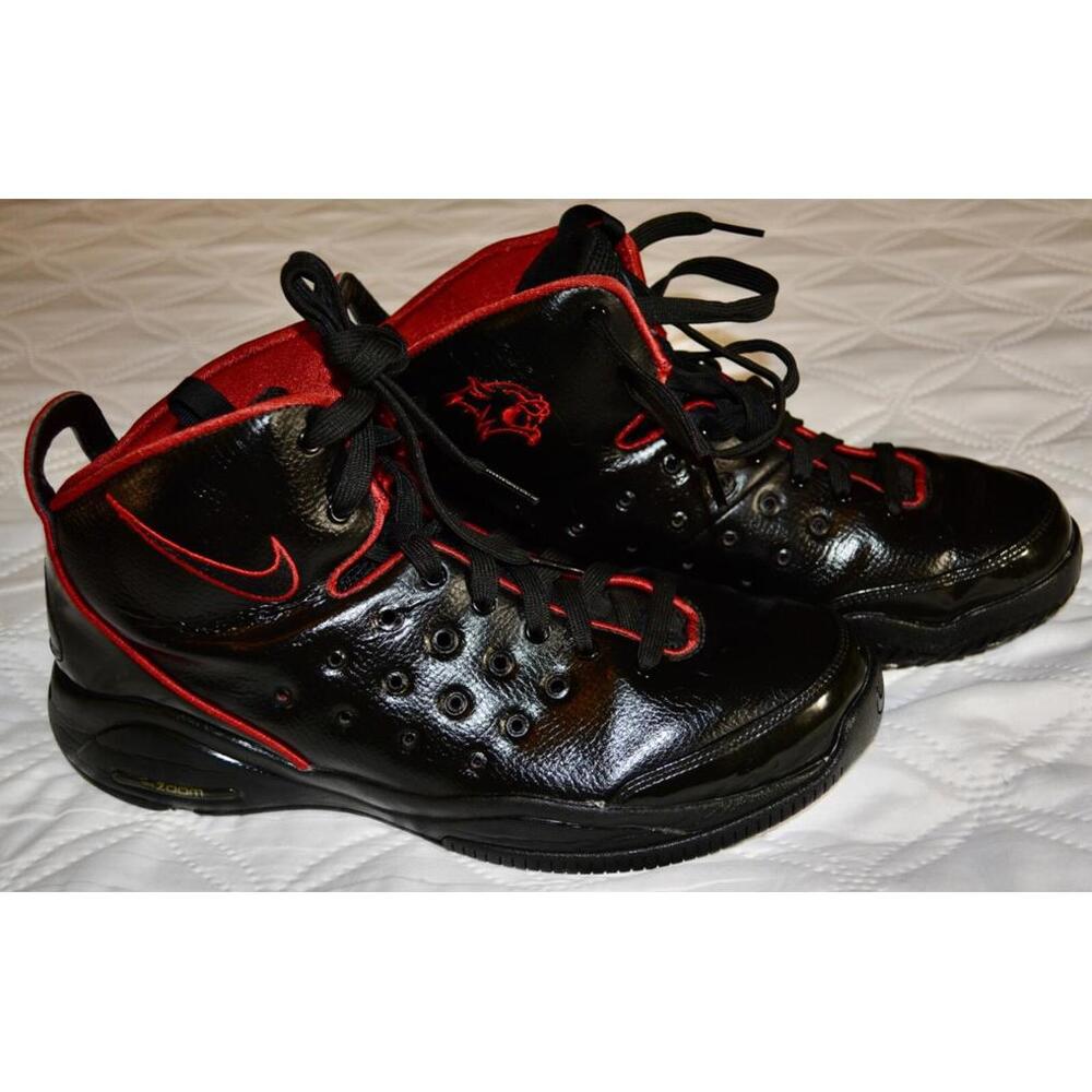 Nike ID Zoom PJM Black/Red mens 348841-991 2010 sz 10.5 Excellent condition